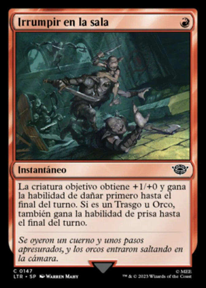 Irrumpir en la sala (The Lord of the Rings: Tales of Middle-earth) - Magic: The Gathering in TCG Land