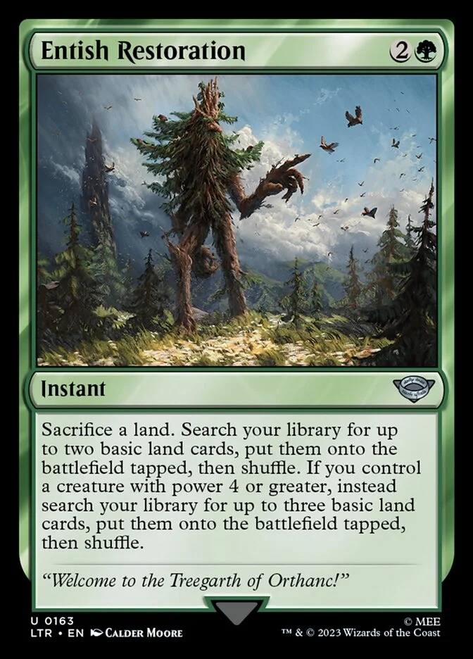 Entish Restoration (The Lord of the Rings: Tales of Middle-earth) - Magic: The Gathering in TCG Land