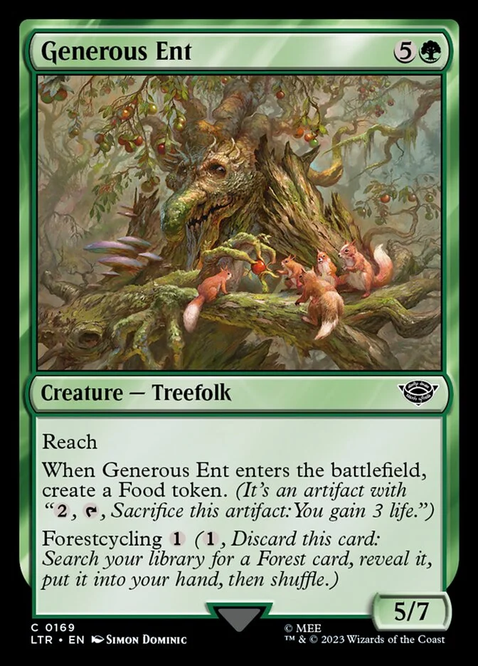 Generous Ent (The Lord of the Rings: Tales of Middle-earth) - Magic: The Gathering in TCG Land