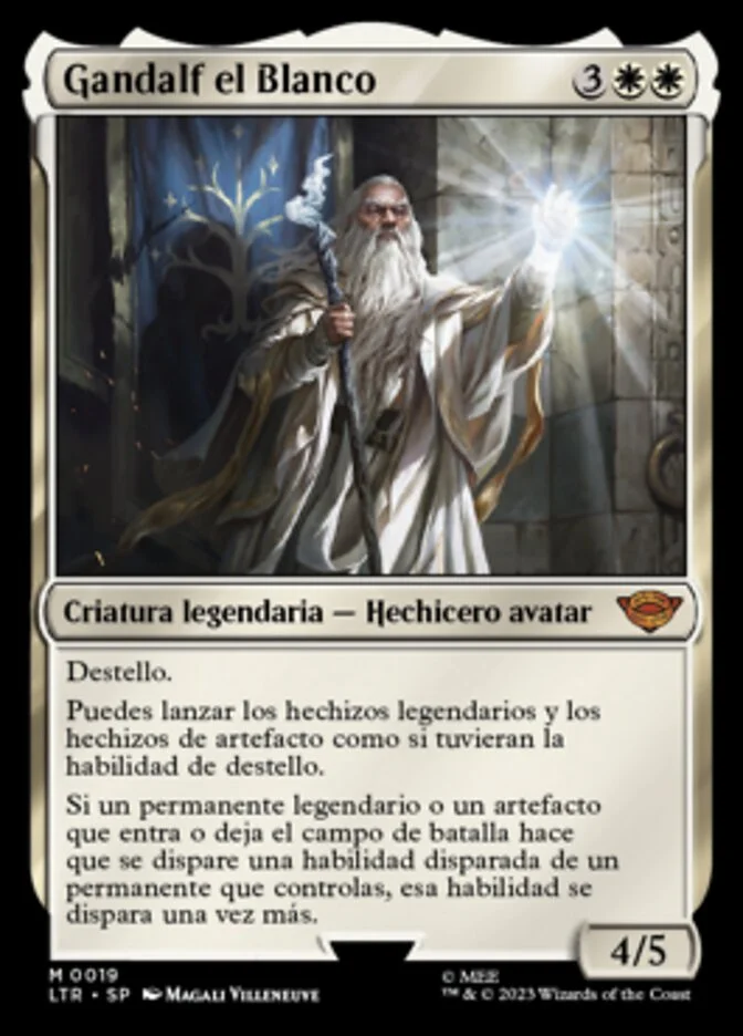 Gandalf el Blanco (The Lord of the Rings: Tales of Middle-earth) - Magic: The Gathering in TCG Land