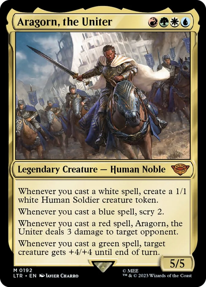 Aragorn, the Uniter (The Lord of the Rings: Tales of Middle-earth) - Magic: The Gathering in TCG Land
