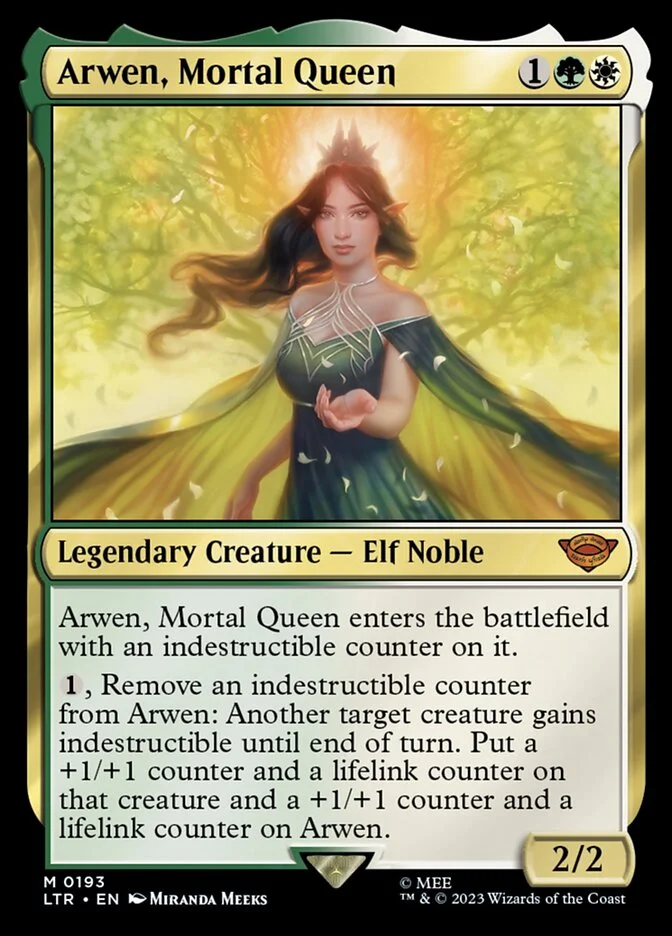 Arwen, Mortal Queen (The Lord of the Rings: Tales of Middle-earth) - Magic: The Gathering in TCG Land
