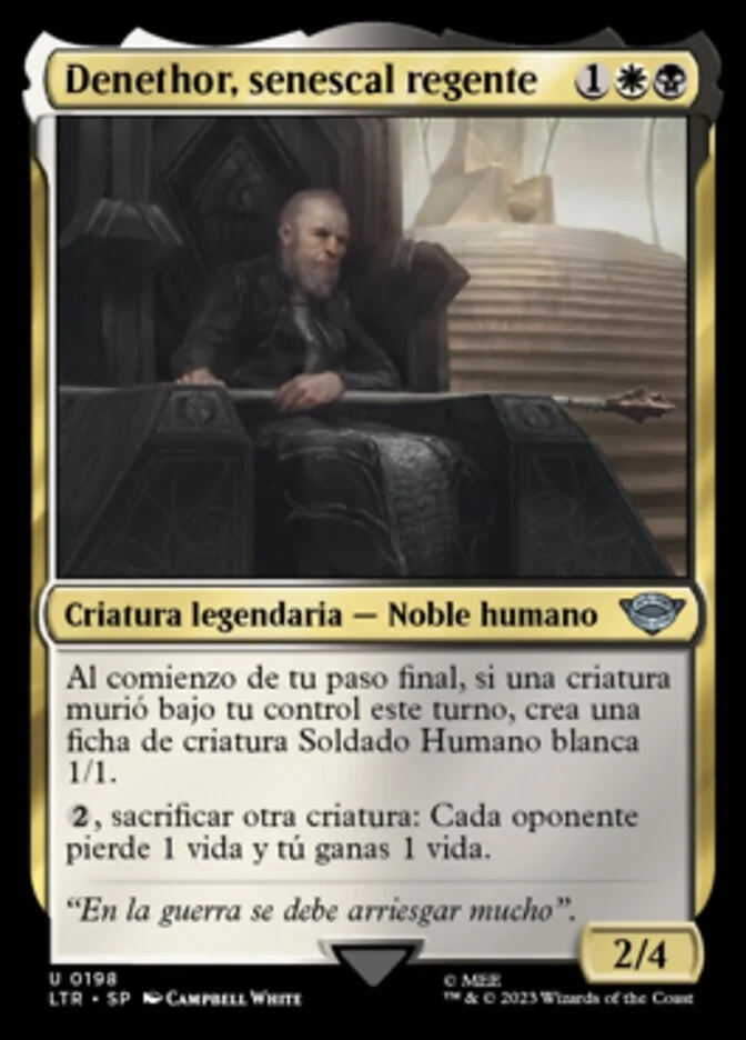 Denethor, senescal regente (The Lord of the Rings: Tales of Middle-earth) - Magic: The Gathering in TCG Land