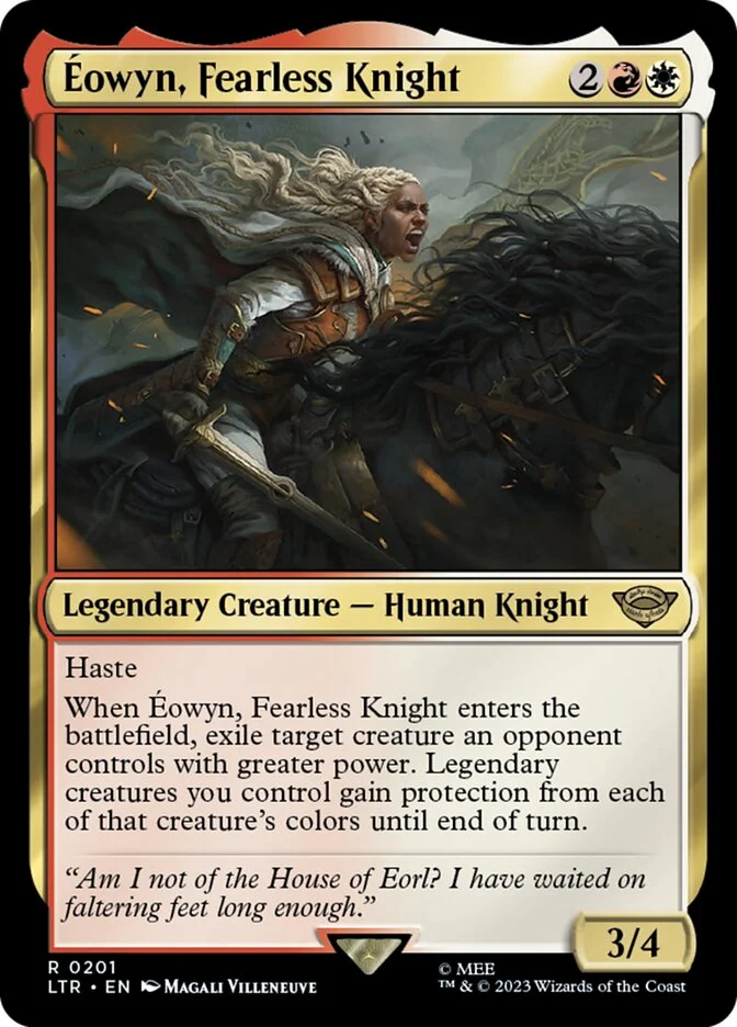 Éowyn, Fearless Knight (The Lord of the Rings: Tales of Middle-earth) - Magic: The Gathering in TCG Land