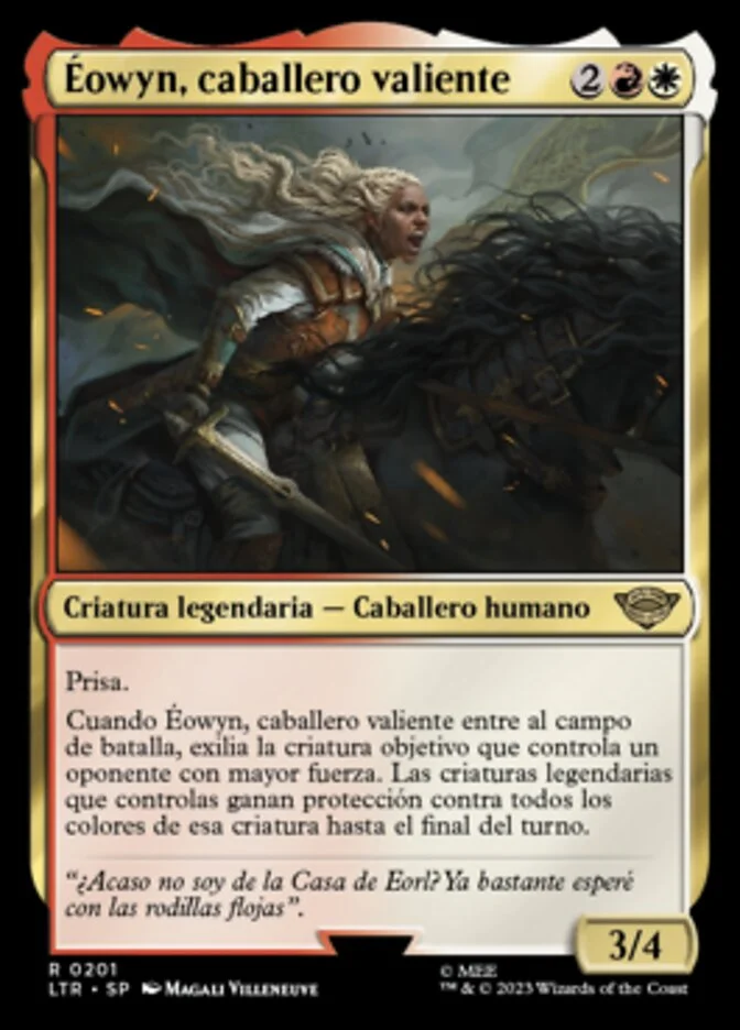 Éowyn, caballero valiente (The Lord of the Rings: Tales of Middle-earth) - Magic: The Gathering in TCG Land México