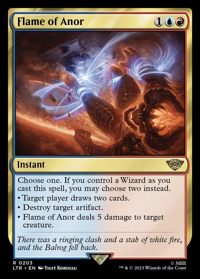 Flame of Anor (The Lord of the Rings: Tales of Middle-earth) - Magic: The Gathering in TCG Land
