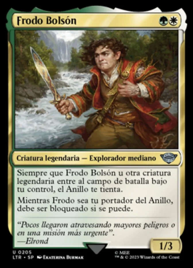 Frodo Bolsón (The Lord of the Rings: Tales of Middle-earth) - Magic: The Gathering in TCG Land