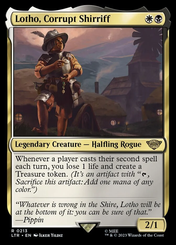 Lotho, Corrupt Shirriff (The Lord of the Rings: Tales of Middle-earth) - Magic: The Gathering in TCG Land