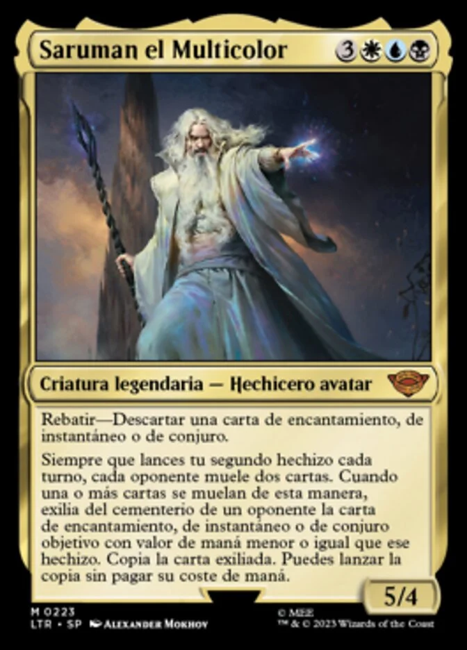Saruman el Multicolor (The Lord of the Rings: Tales of Middle-earth) - Magic: The Gathering in TCG Land