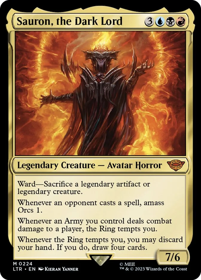 Sauron, the Dark Lord (The Lord of the Rings: Tales of Middle-earth) - Magic: The Gathering in TCG Land