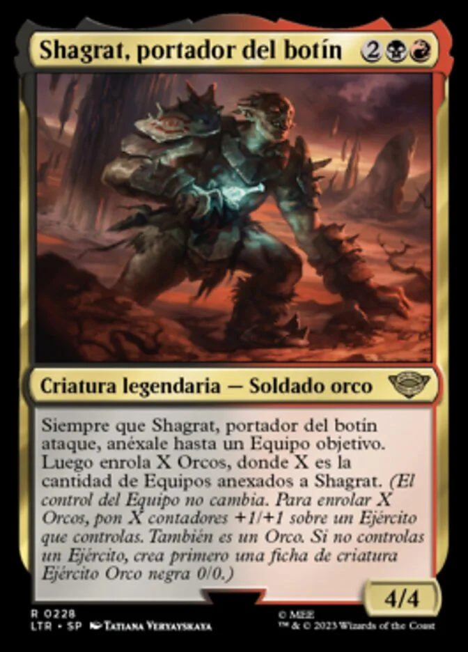Shagrat, portador del botín (The Lord of the Rings: Tales of Middle-earth) - Magic: The Gathering in TCG Land