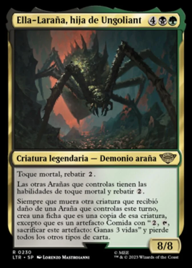 Ella-Laraña, hija de Ungoliant (The Lord of the Rings: Tales of Middle-earth) - Magic: The Gathering in TCG Land