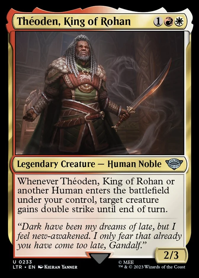 Théoden, King of Rohan (The Lord of the Rings: Tales of Middle-earth) - Magic: The Gathering in TCG Land