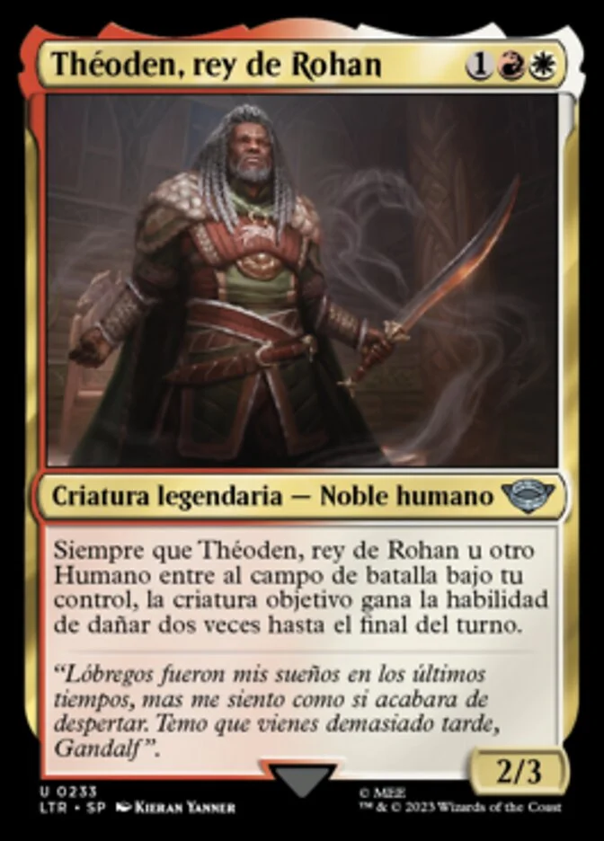 Théoden, rey de Rohan (The Lord of the Rings: Tales of Middle-earth) - Magic: The Gathering in TCG Land