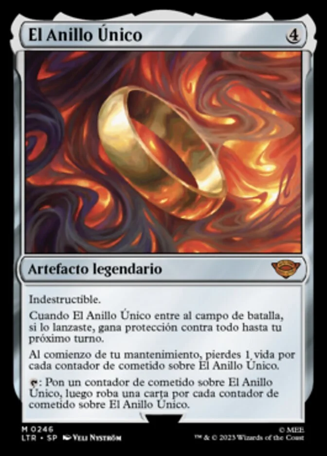 El Anillo Único (The Lord of the Rings: Tales of Middle-earth) - Magic: The Gathering in TCG Land