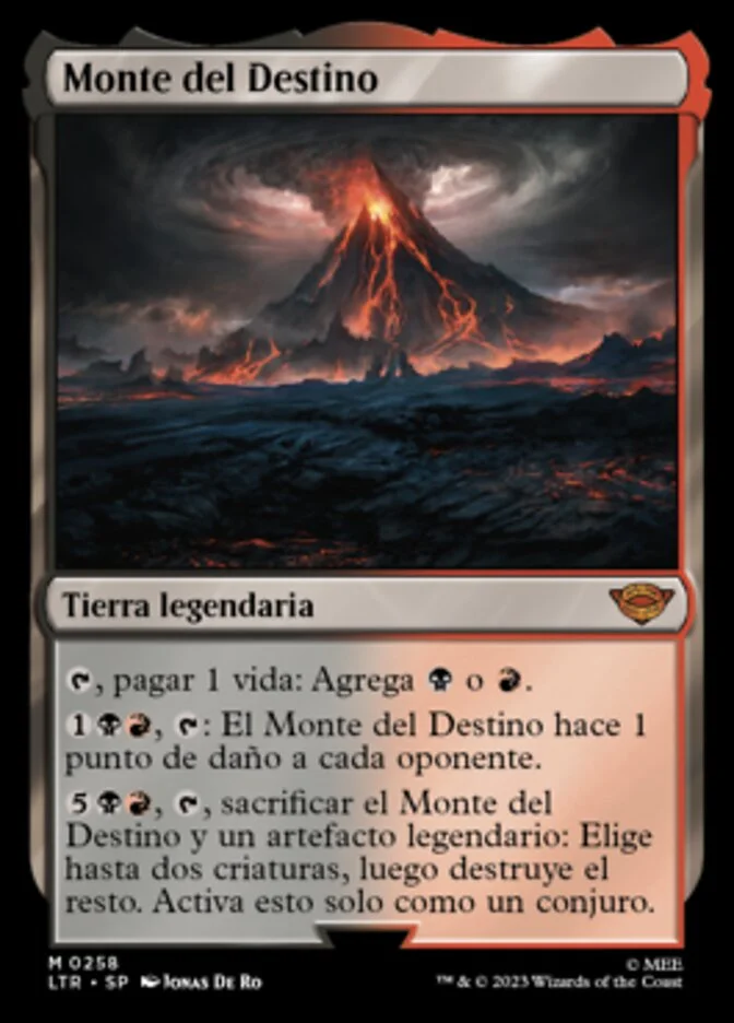 Monte del Destino (The Lord of the Rings: Tales of Middle-earth) - Magic: The Gathering in TCG Land México