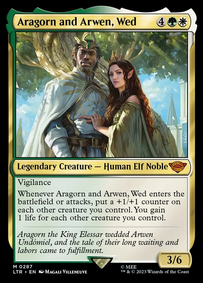 Aragorn and Arwen, Wed (The Lord of the Rings: Tales of Middle-earth) - Magic: The Gathering in TCG Land