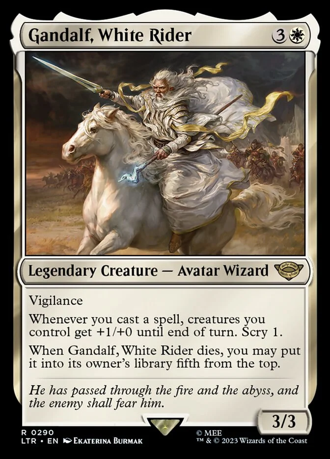 Gandalf, White Rider (The Lord of the Rings: Tales of Middle-earth) - Magic: The Gathering in TCG Land