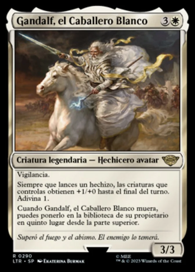 Gandalf, el Caballero Blanco (The Lord of the Rings: Tales of Middle-earth) - Magic: The Gathering in TCG Land México