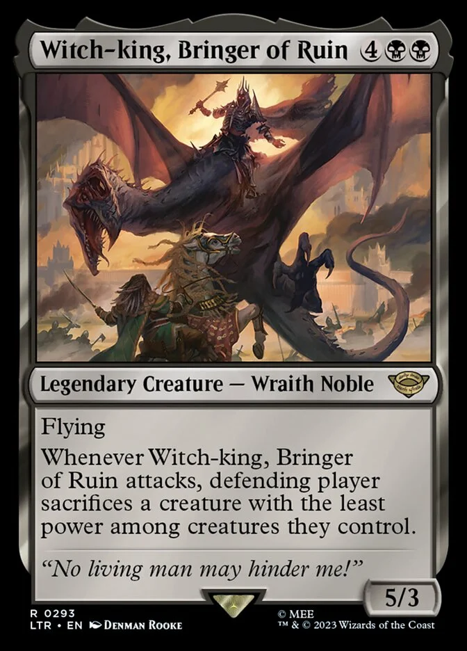 Witch-king, Bringer of Ruin (The Lord of the Rings: Tales of Middle-earth) - Magic: The Gathering in TCG Land