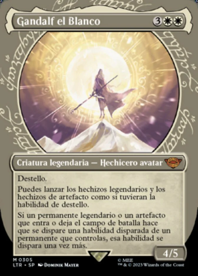 Gandalf el Blanco (The Lord of the Rings: Tales of Middle-earth) - Magic: The Gathering in TCG Land