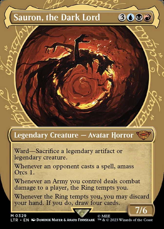 Sauron, the Dark Lord (The Lord of the Rings: Tales of Middle-earth) - Magic: The Gathering in TCG Land