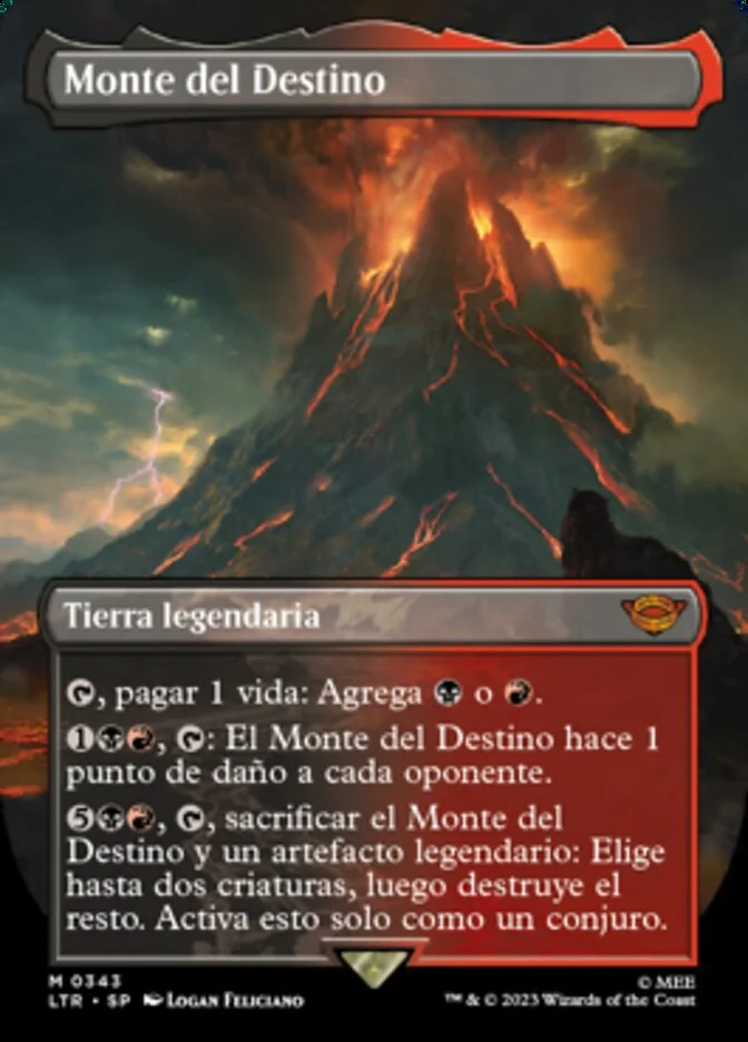 Monte del Destino (The Lord of the Rings: Tales of Middle-earth) - Magic: The Gathering in TCG Land México