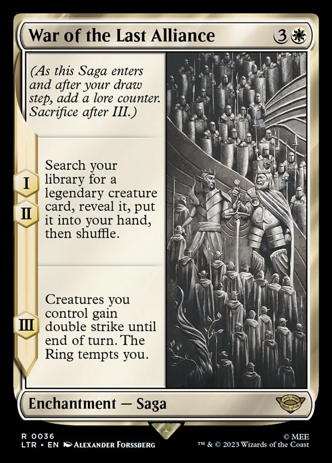 War of the Last Alliance (The Lord of the Rings: Tales of Middle-earth) - Magic: The Gathering in TCG Land