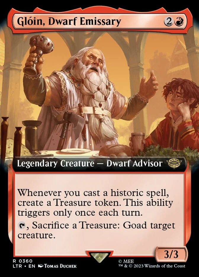 Glóin, Dwarf Emissary (The Lord of the Rings: Tales of Middle-earth) - Magic: The Gathering in TCG Land