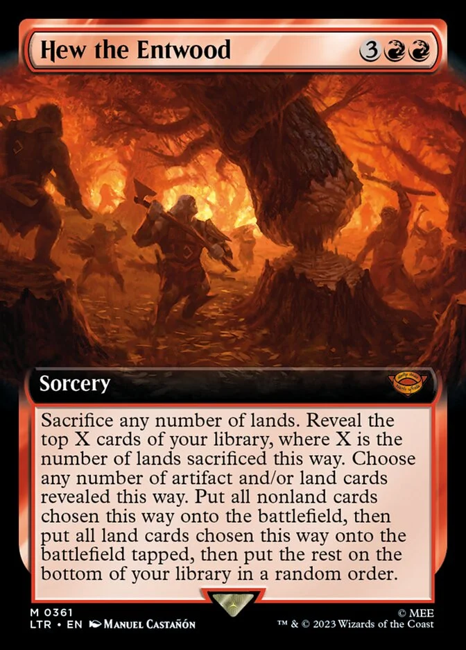 Hew the Entwood (The Lord of the Rings: Tales of Middle-earth) - Magic: The Gathering in TCG Land