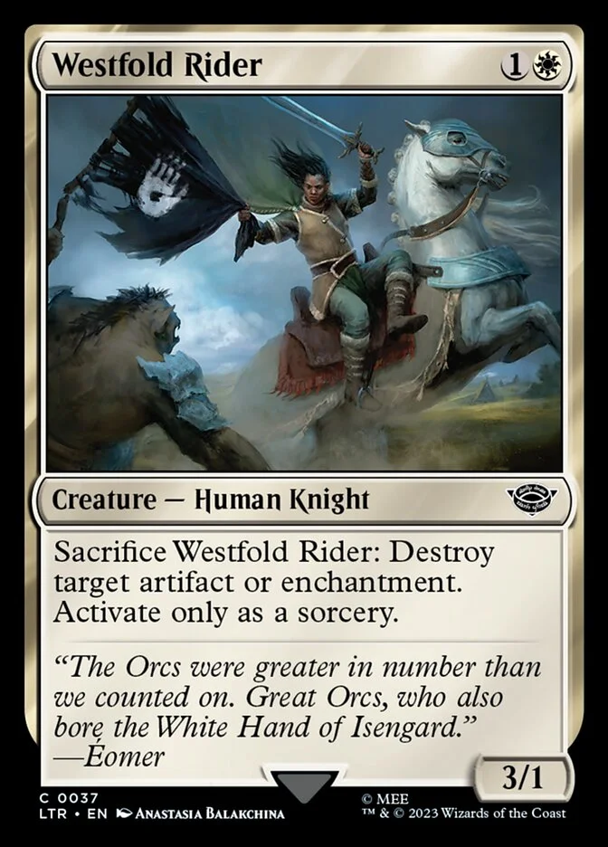 Westfold Rider (The Lord of the Rings: Tales of Middle-earth) - Magic: The Gathering in TCG Land