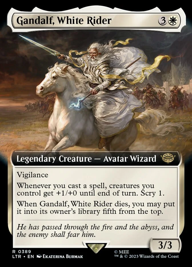Gandalf, White Rider (The Lord of the Rings: Tales of Middle-earth) - Magic: The Gathering in TCG Land