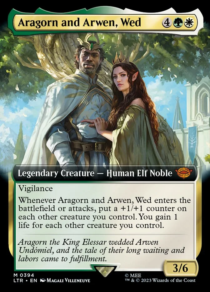 Aragorn and Arwen, Wed (The Lord of the Rings: Tales of Middle-earth) - Magic: The Gathering in TCG Land