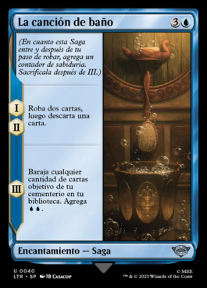 La canción de baño (The Lord of the Rings: Tales of Middle-earth) - Magic: The Gathering in TCG Land