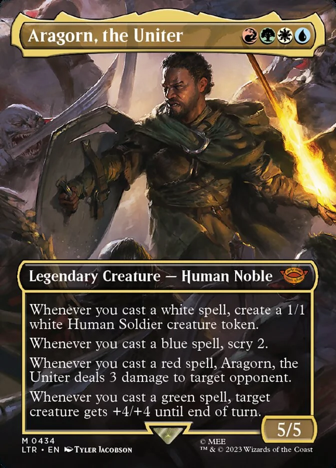 Aragorn, the Uniter (The Lord of the Rings: Tales of Middle-earth) - Magic: The Gathering in TCG Land