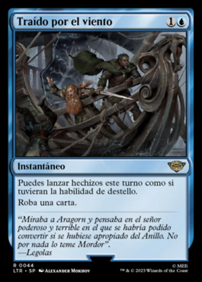 Traído por el viento (The Lord of the Rings: Tales of Middle-earth) - Magic: The Gathering in TCG Land México