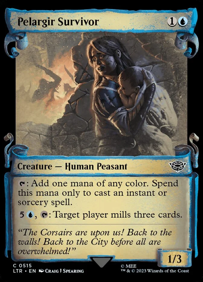 Pelargir Survivor (The Lord of the Rings: Tales of Middle-earth) - Magic: The Gathering in TCG Land
