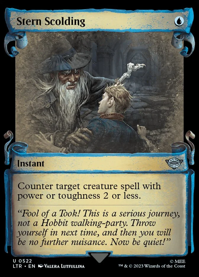 Stern Scolding (The Lord of the Rings: Tales of Middle-earth) - Magic: The Gathering in TCG Land