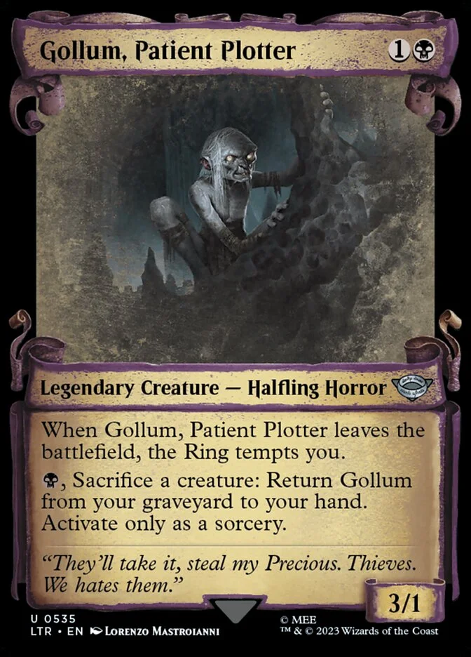 Gollum, Patient Plotter (The Lord of the Rings: Tales of Middle-earth) - Magic: The Gathering in TCG Land