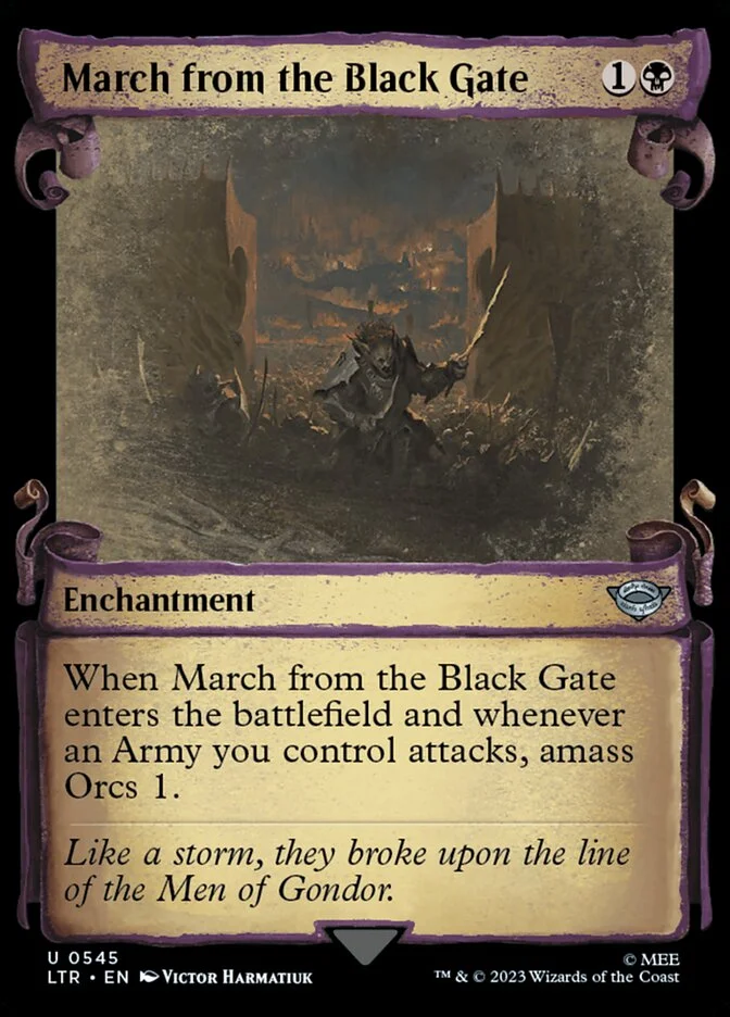March from the Black Gate (The Lord of the Rings: Tales of Middle-earth) - Magic: The Gathering in TCG Land