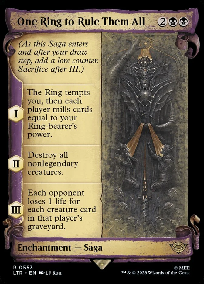 One Ring to Rule Them All (The Lord of the Rings: Tales of Middle-earth) - Magic: The Gathering in TCG Land