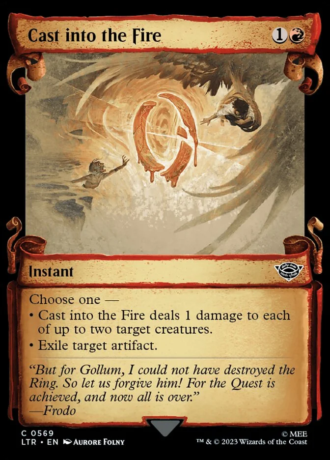 Cast into the Fire (The Lord of the Rings: Tales of Middle-earth) - Magic: The Gathering in TCG Land