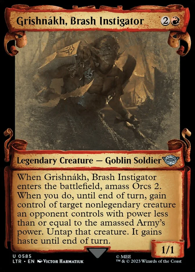Grishnákh, Brash Instigator (The Lord of the Rings: Tales of Middle-earth) - Magic: The Gathering in TCG Land