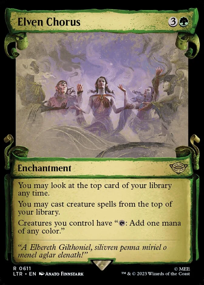Elven Chorus (The Lord of the Rings: Tales of Middle-earth) - Magic: The Gathering in TCG Land