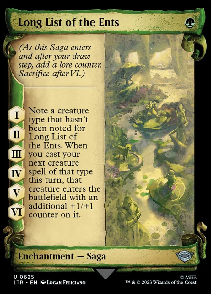 Long List of the Ents (The Lord of the Rings: Tales of Middle-earth) - Magic: The Gathering in TCG Land