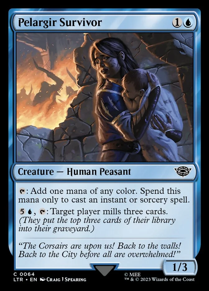 Pelargir Survivor (The Lord of the Rings: Tales of Middle-earth) - Magic: The Gathering in TCG Land