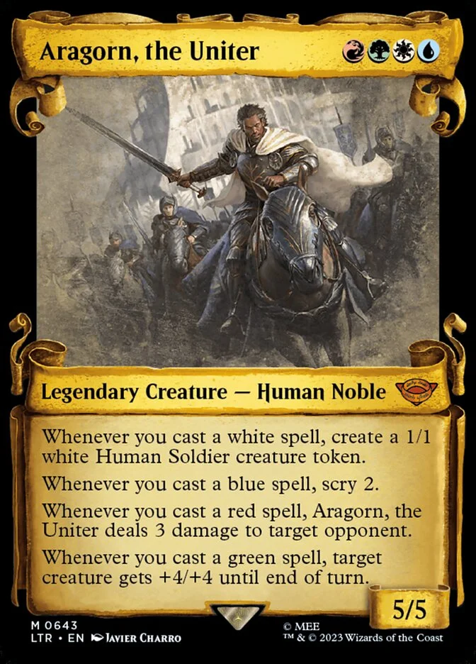 Aragorn, the Uniter (The Lord of the Rings: Tales of Middle-earth) - Magic: The Gathering in TCG Land