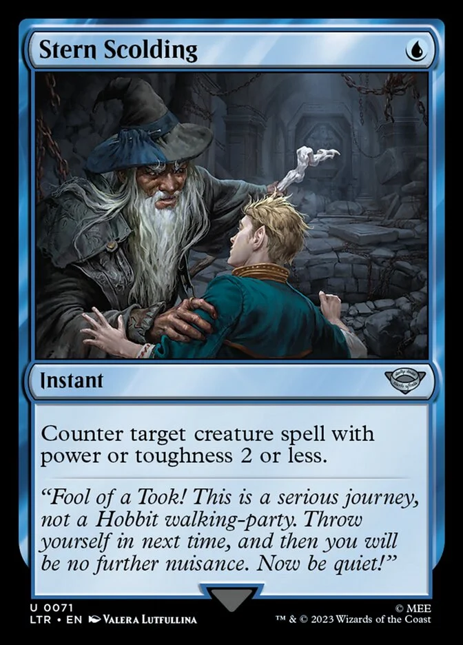 Stern Scolding (The Lord of the Rings: Tales of Middle-earth) - Magic: The Gathering in TCG Land
