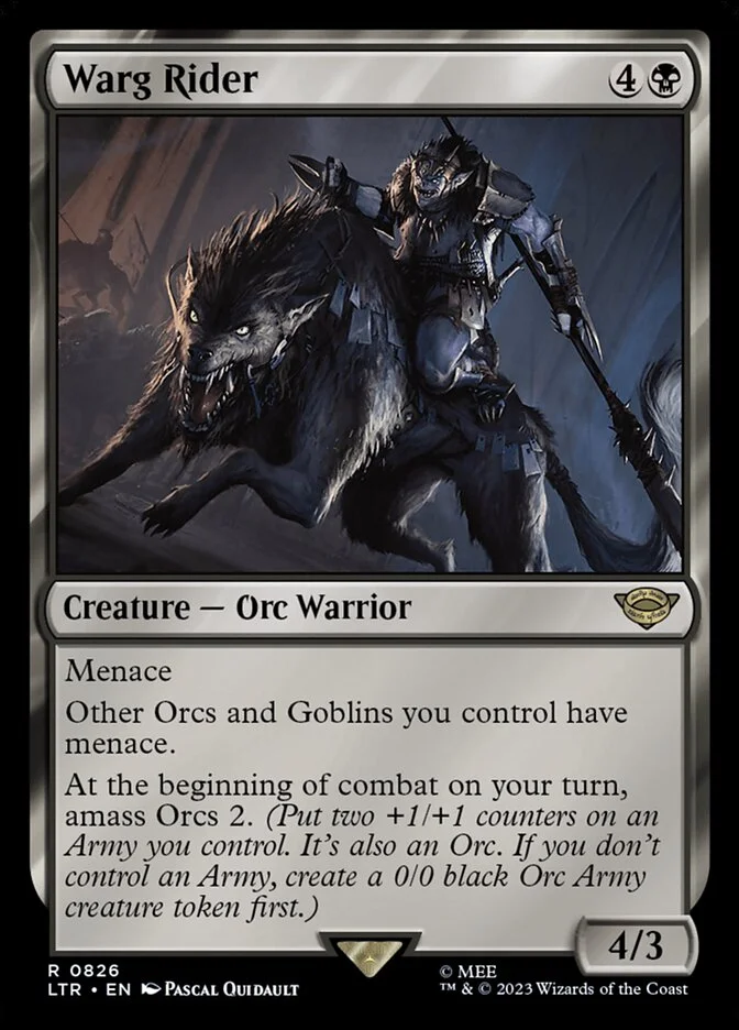 Warg Rider (The Lord of the Rings: Tales of Middle-earth) - Magic: The Gathering in TCG Land