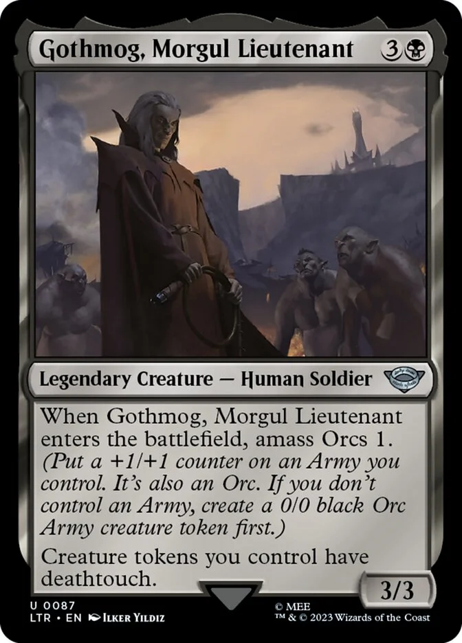 Gothmog, Morgul Lieutenant (The Lord of the Rings: Tales of Middle-earth) - Magic: The Gathering in TCG Land